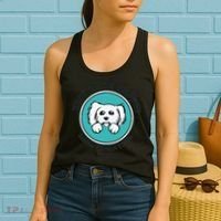 Tiny Paws Dog Logo Women's Tank Top thumb 2