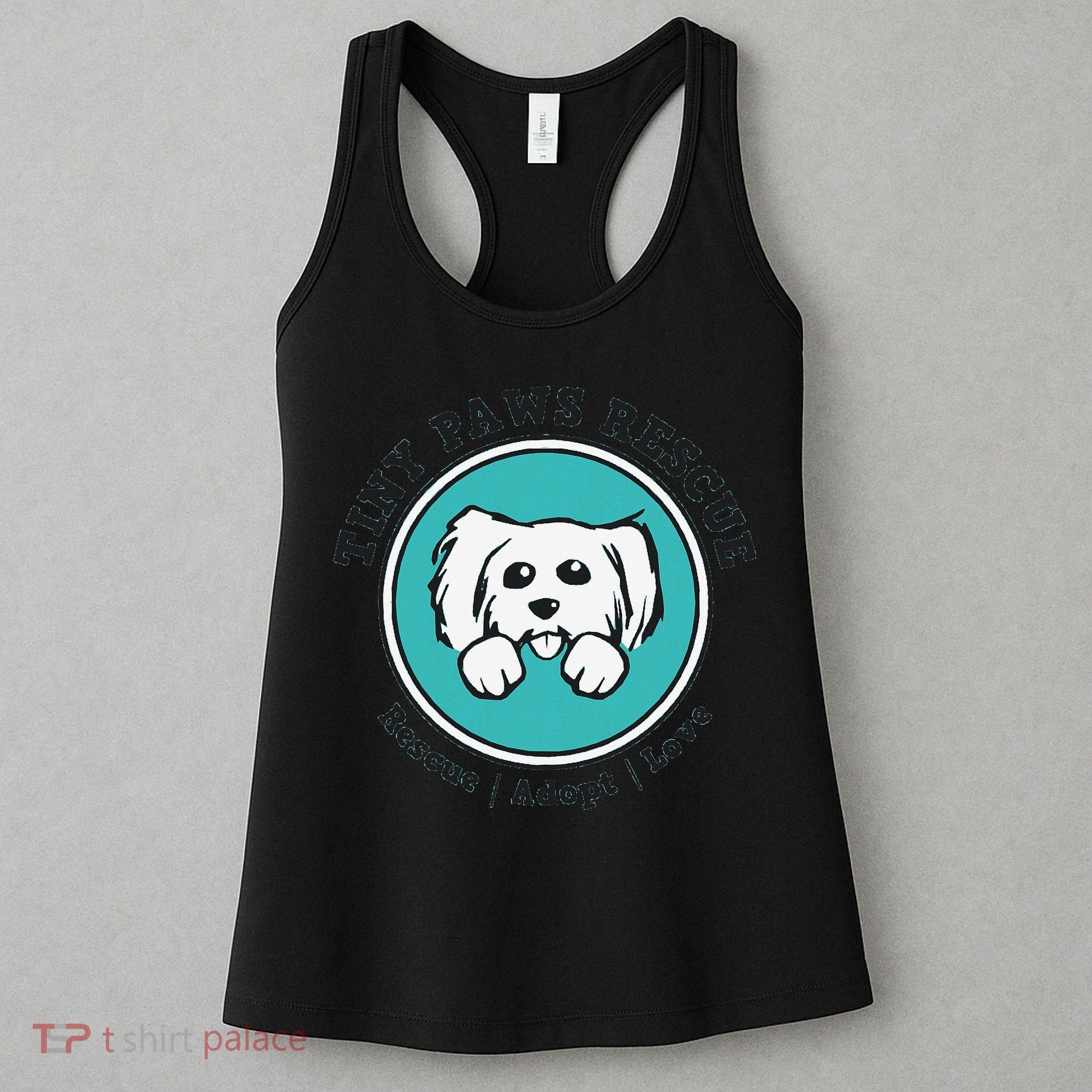 Tiny Paws Dog Logo Women's Tank Top