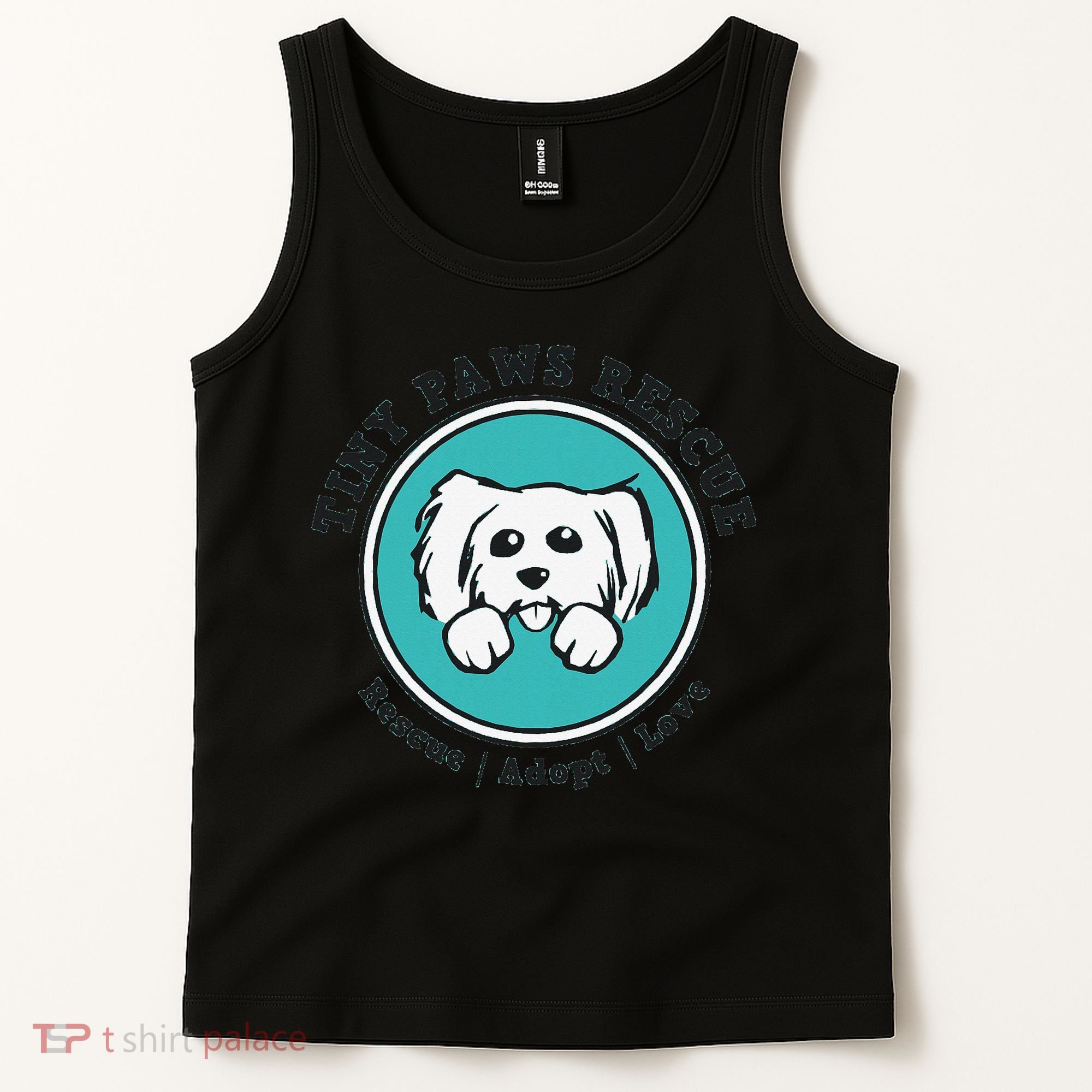 Tiny Paws Dog Logo Tank Top
