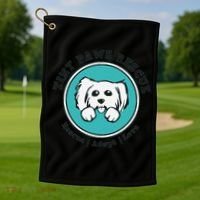 Tiny Paws Dog Logo Golf Towel thumb 1