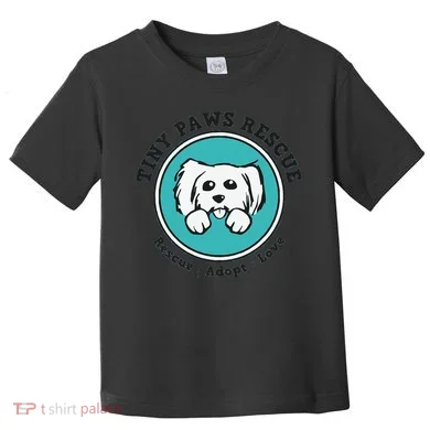 Tiny Paws Dog Logo Toddler T-Shirt