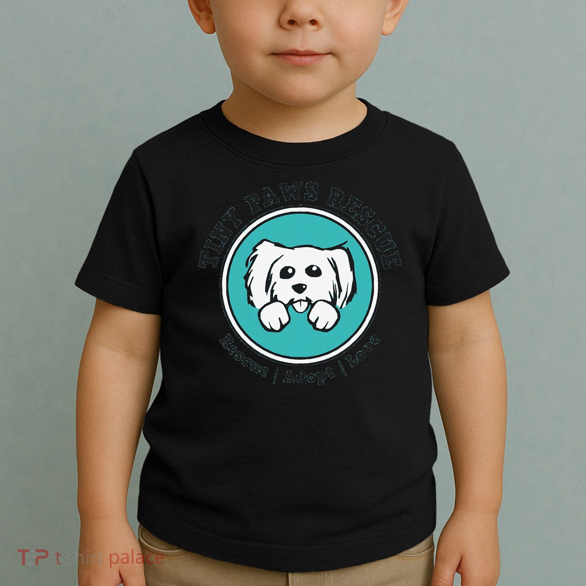Tiny Paws Dog Logo Toddler T-Shirt