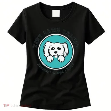 Tiny Paws Dog Logo Women's T-Shirt