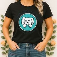 Tiny Paws Dog Logo Women's T-Shirt thumb 2