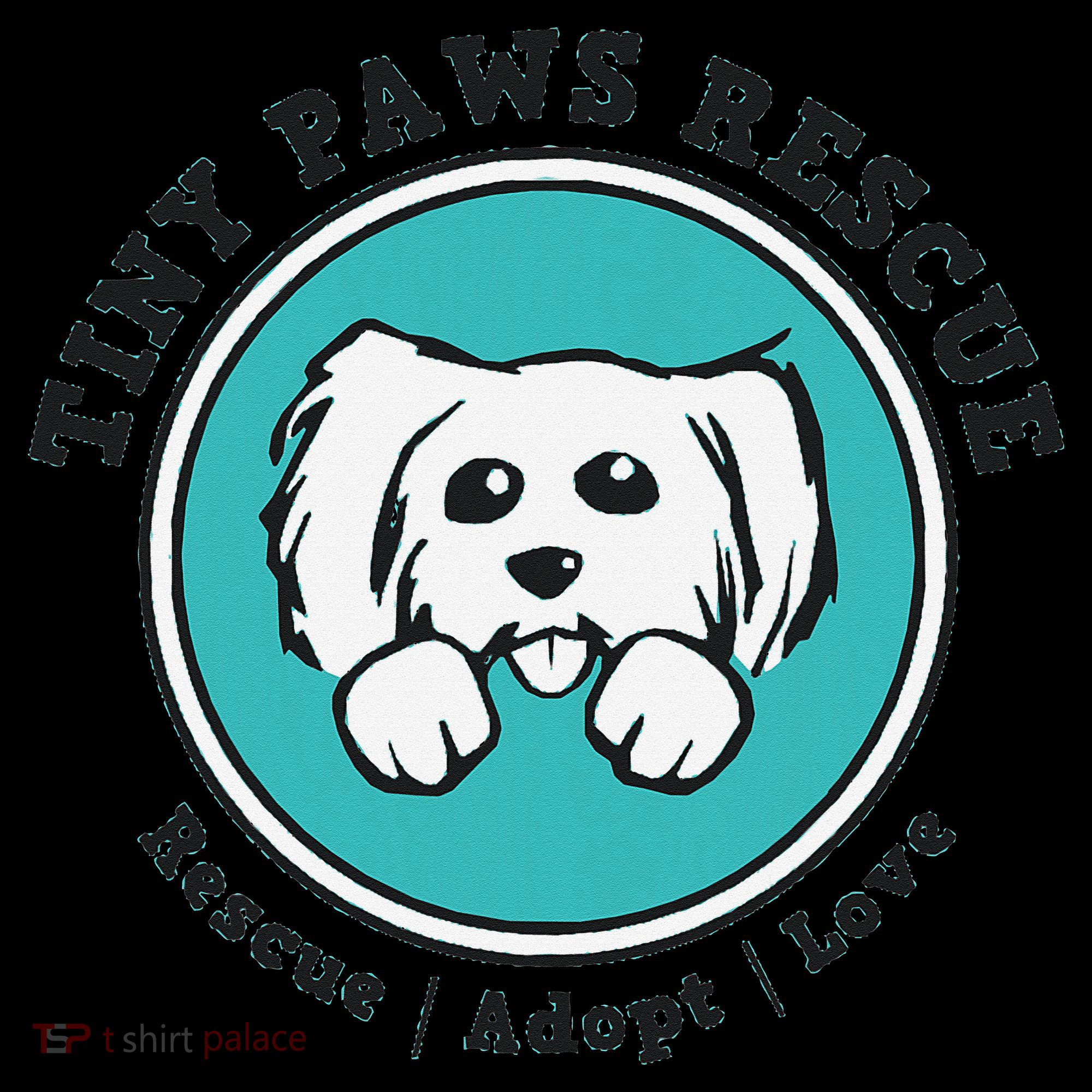 Tiny Paws Dog Logo Women's T-Shirt