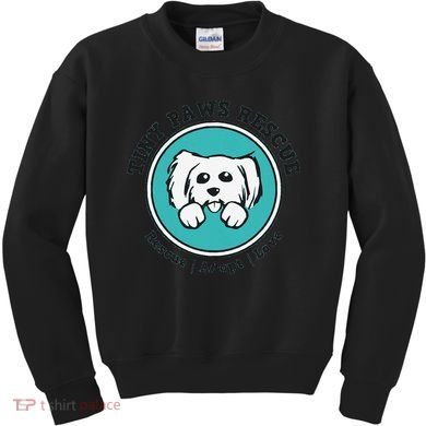 Tiny Paws Dog Logo Kids Sweatshirt