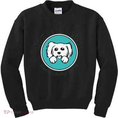 Tiny Paws Dog Logo Kids Sweatshirt