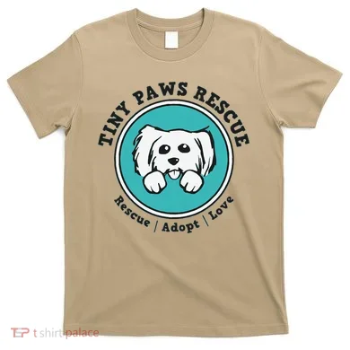 Tiny Paws Dog Logo T-Shirt