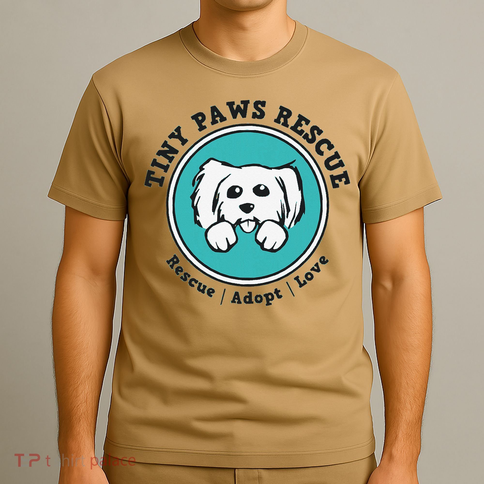Tiny Paws Dog Logo T-Shirt
