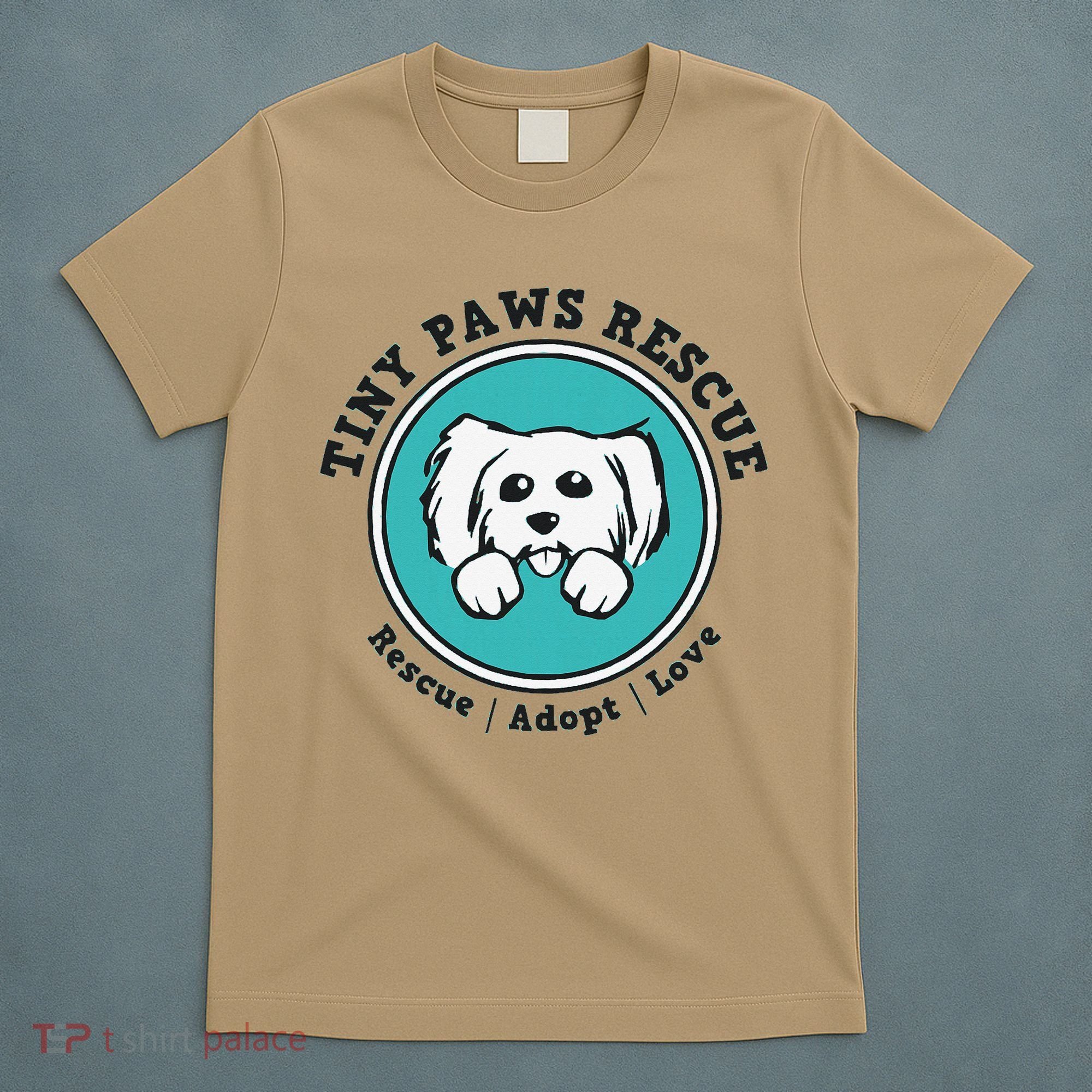 Tiny Paws Dog Logo T-Shirt