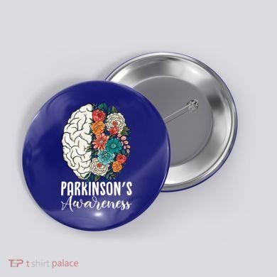 Tulip ParkinsonS Disease Awareness April Month Support Gift Button