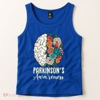 Tulip ParkinsonS Disease Awareness April Month Support Gift Tank Top thumb 2