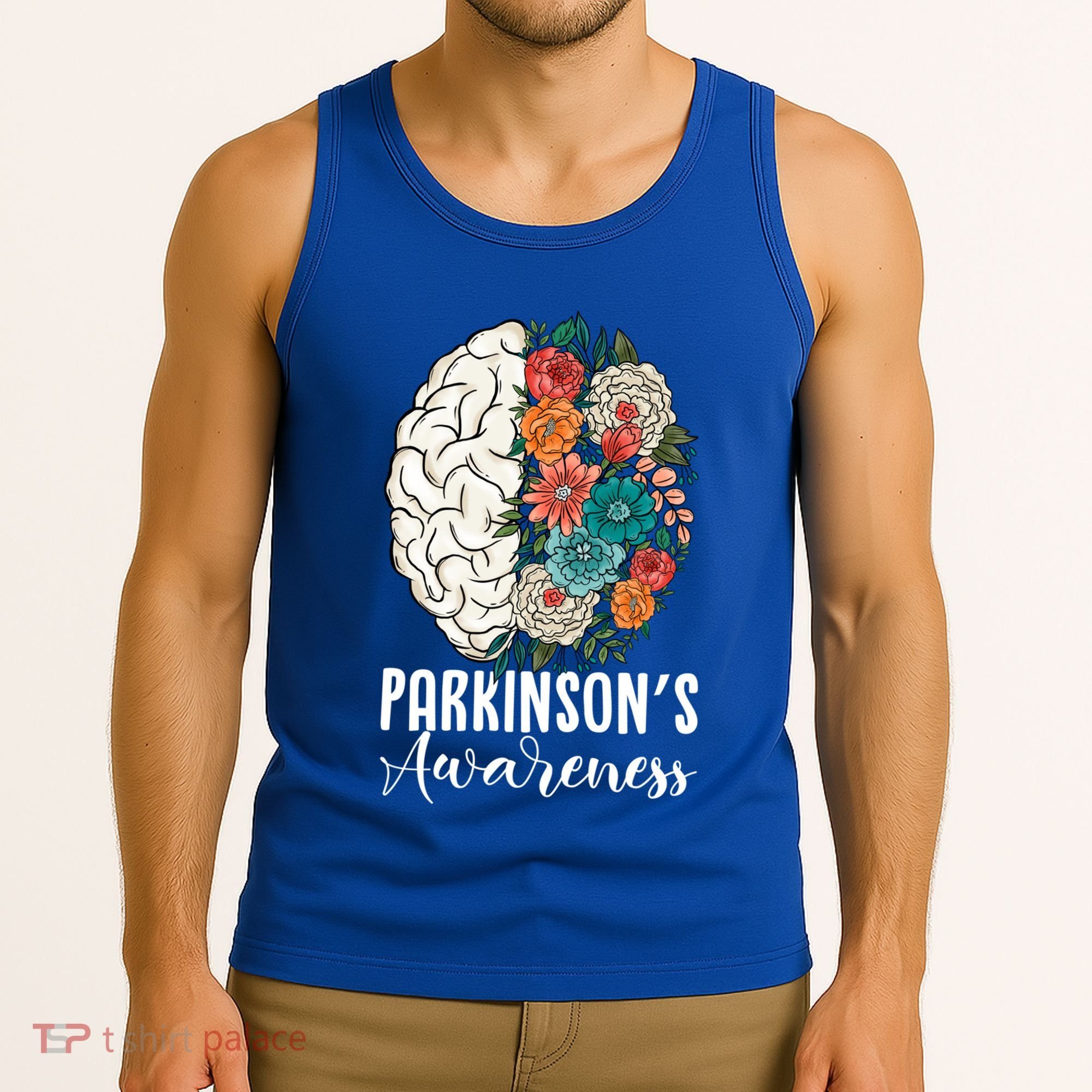 Tulip ParkinsonS Disease Awareness April Month Support Gift Tank Top