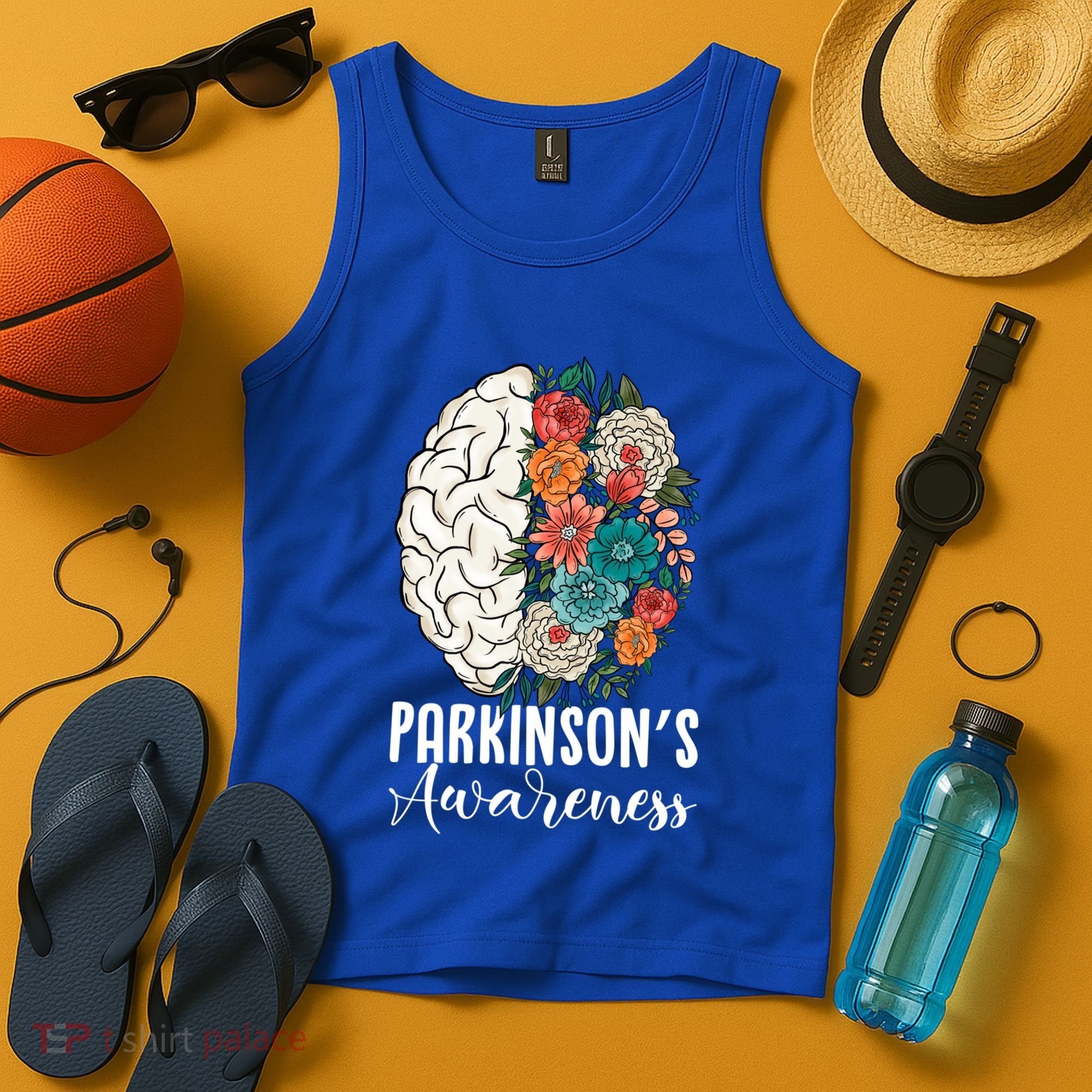 Tulip ParkinsonS Disease Awareness April Month Support Gift Tank Top