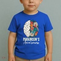 Tulip ParkinsonS Disease Awareness April Month Support Gift Toddler T-Shirt thumb 2