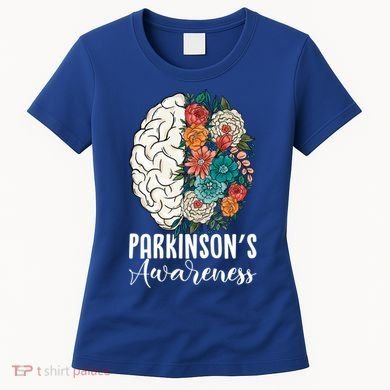 Tulip ParkinsonS Disease Awareness April Month Support Gift Women's T-Shirt