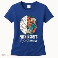 Tulip ParkinsonS Disease Awareness April Month Support Gift Women's T-Shirt thumb 0
