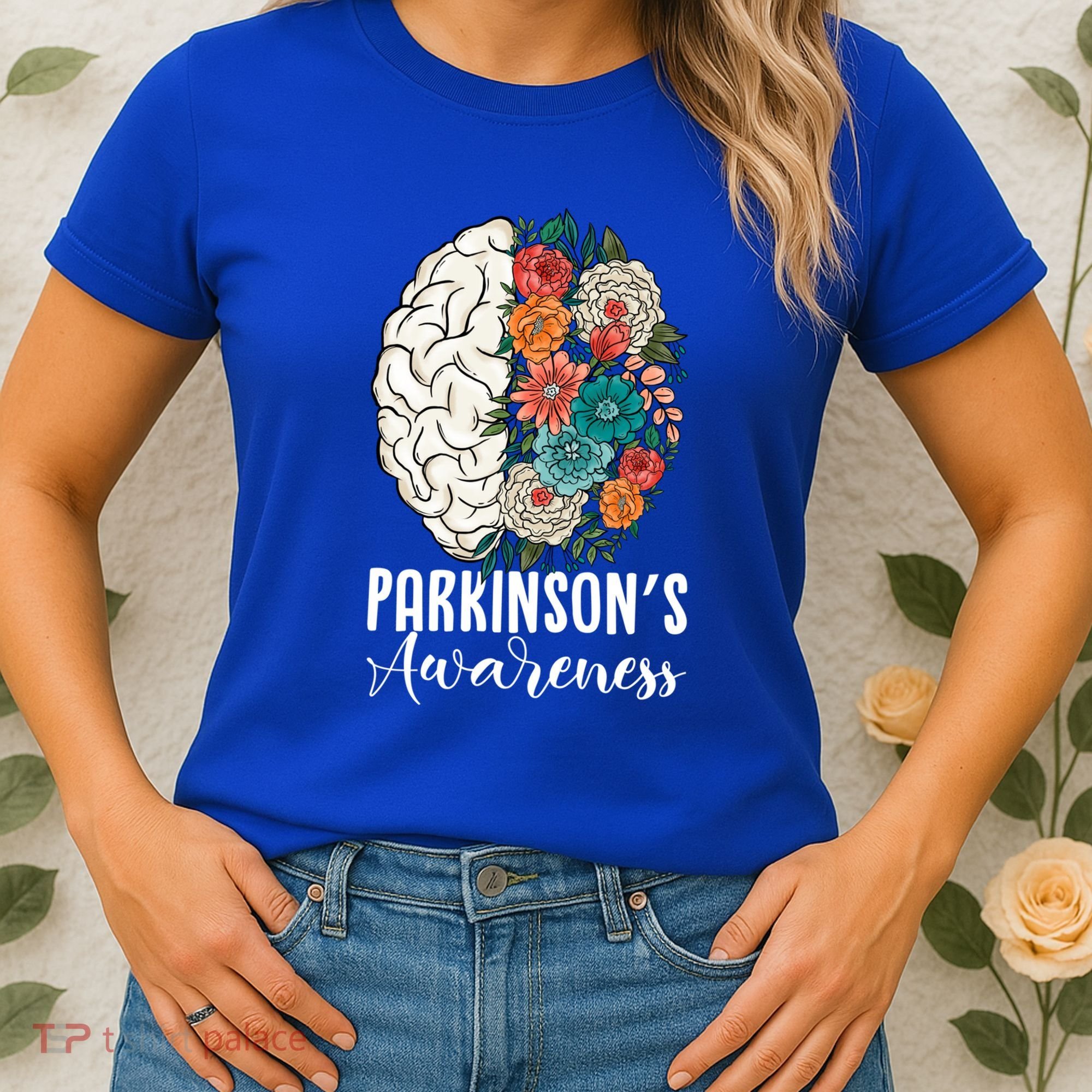 Tulip ParkinsonS Disease Awareness April Month Support Gift Women's T-Shirt