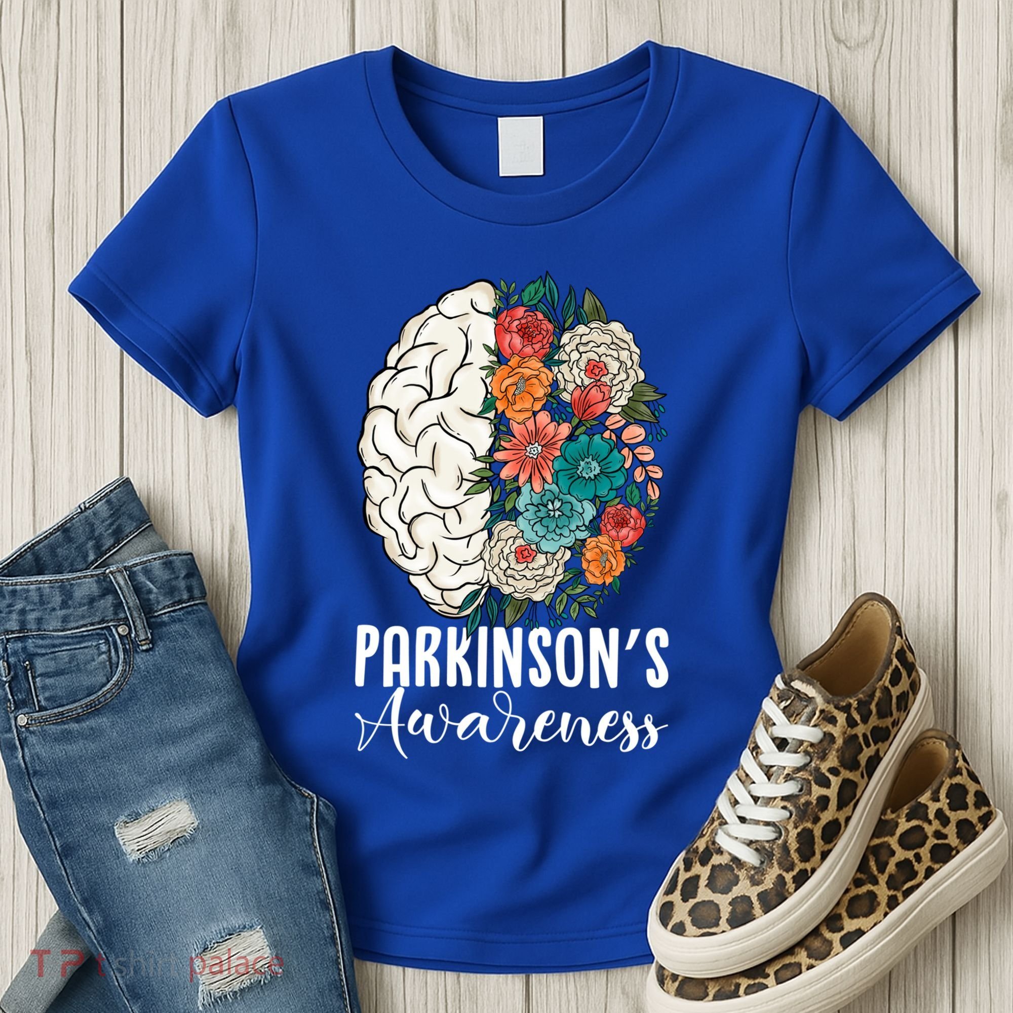 Tulip ParkinsonS Disease Awareness April Month Support Gift Women's T-Shirt