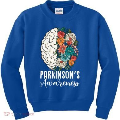 Tulip ParkinsonS Disease Awareness April Month Support Gift Kids Sweatshirt