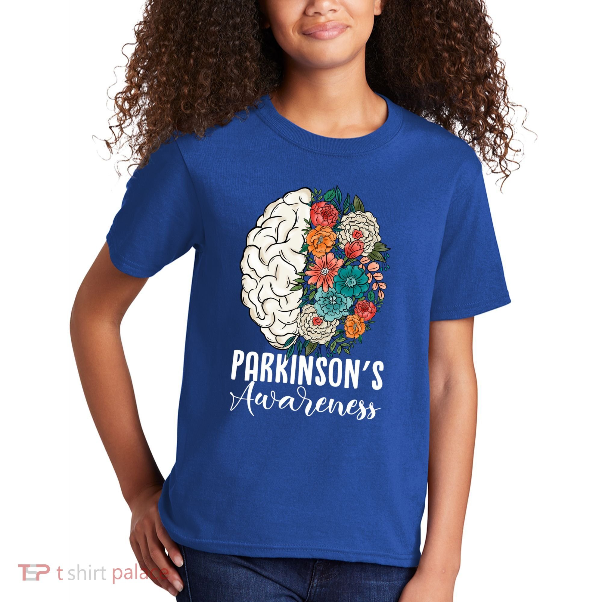 Tulip ParkinsonS Disease Awareness April Month Support Gift Kids T-Shirt