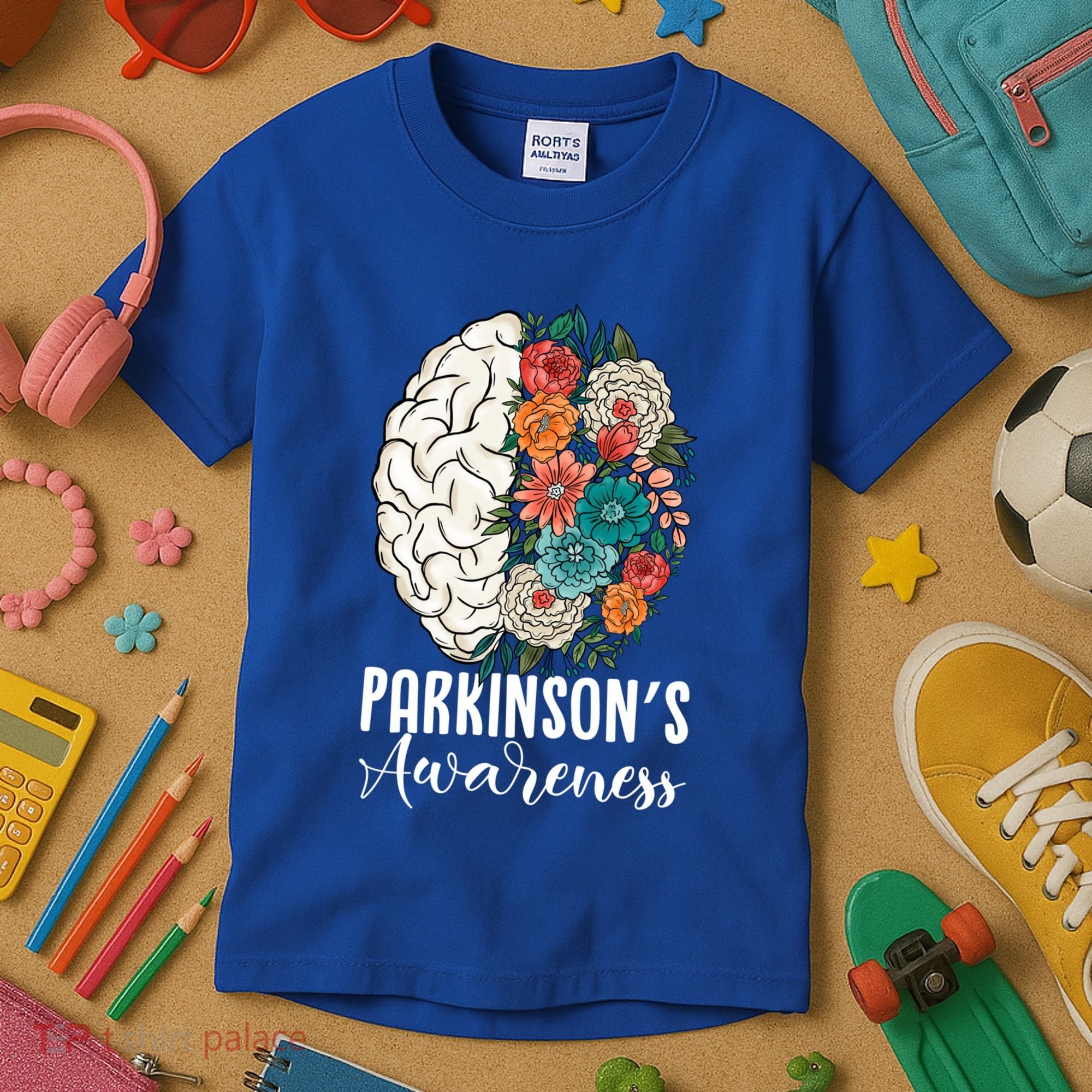 Tulip ParkinsonS Disease Awareness April Month Support Gift Kids T-Shirt