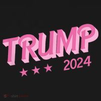 Trump Pink Donald Trump 2024 Us Election Funny Pink Girly Women's Tank Top thumb 5