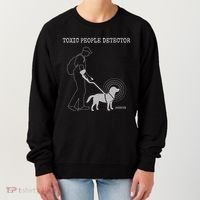 Toxic People Detector Funny Women's Sweatshirt thumb 0