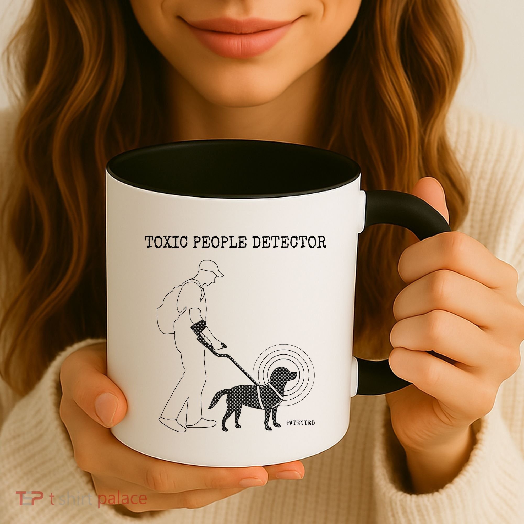 Toxic People Detector Funny Coffee Mug