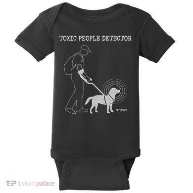 Toxic People Detector Funny Baby Bodysuit