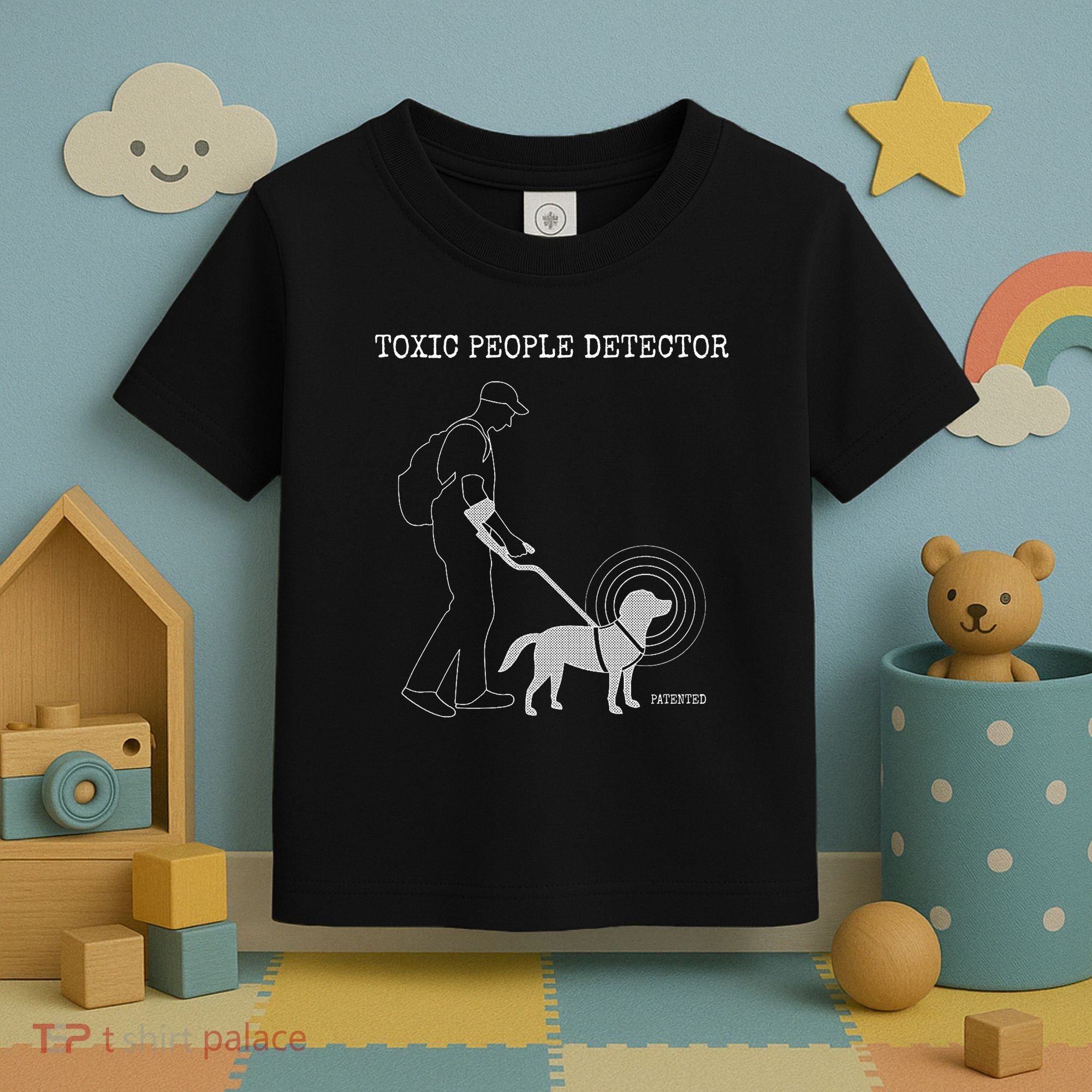 Toxic People Detector Funny Toddler T-Shirt
