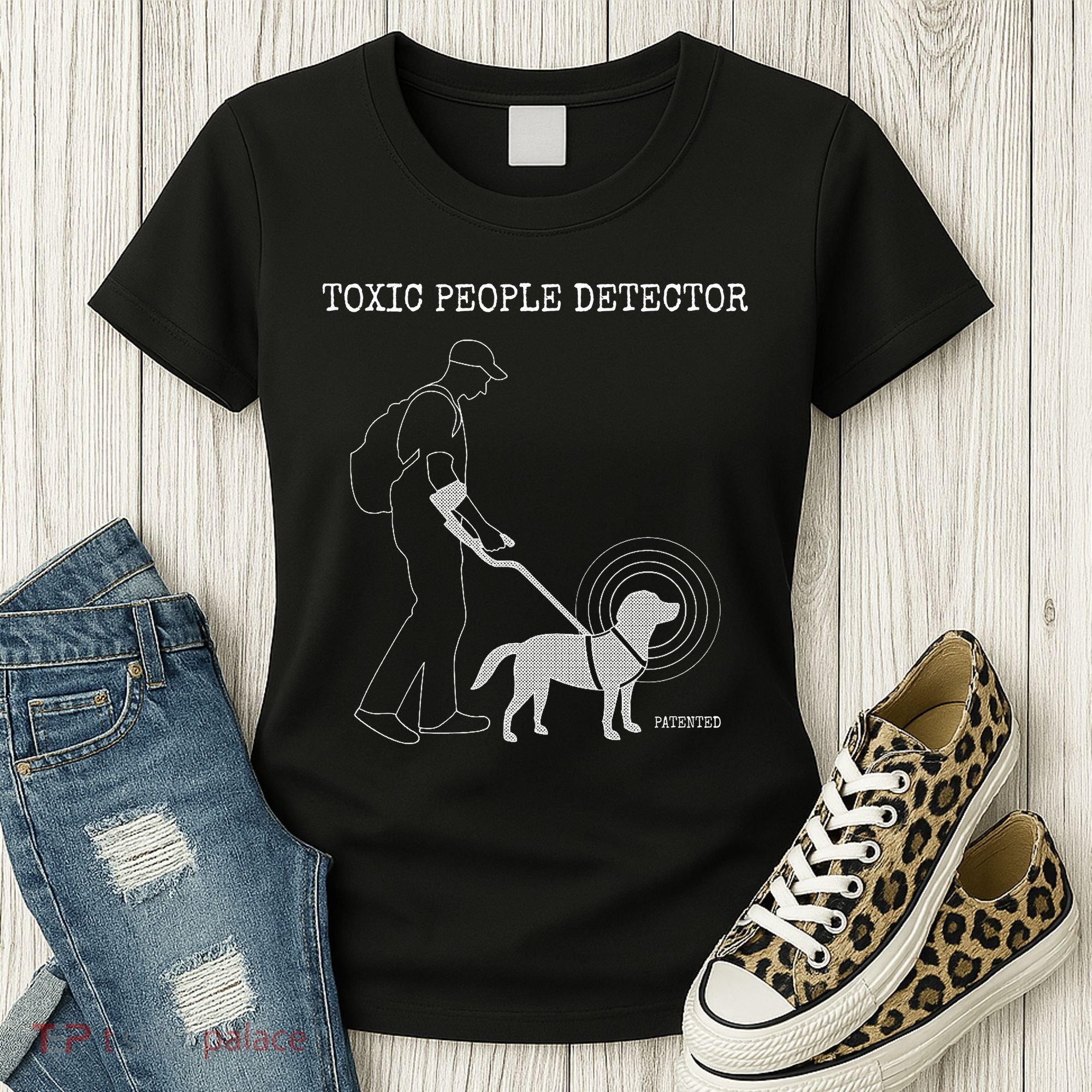 Toxic People Detector Funny Women's T-Shirt