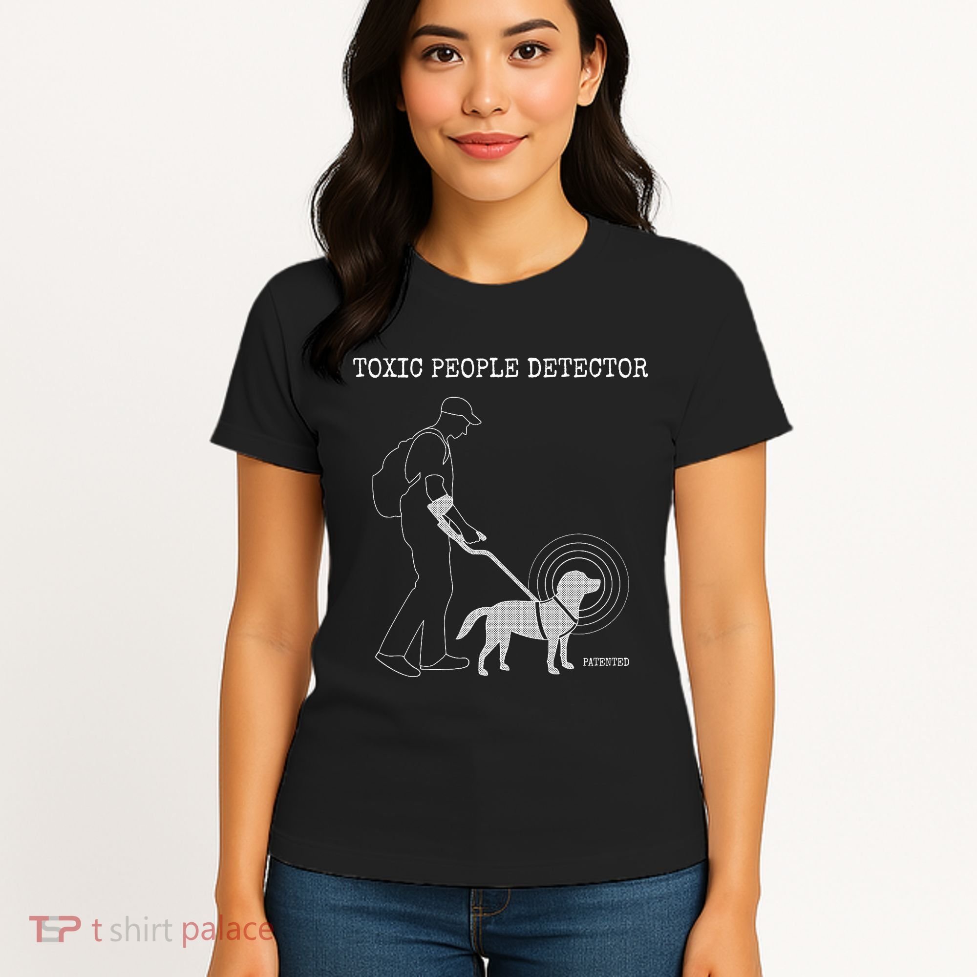 Toxic People Detector Funny Women's T-Shirt