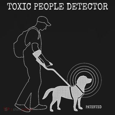 Toxic People Detector Funny Women's T-Shirt
