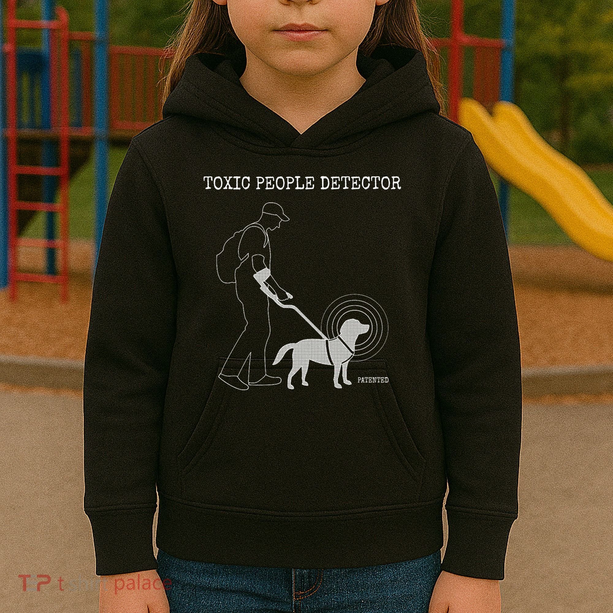 Toxic People Detector Funny Kids Hoodie