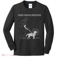 Toxic People Detector Funny Kids Long Sleeve Shirt thumb 0