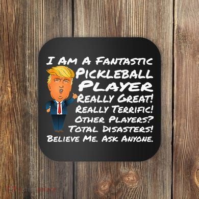 Trump Pickleball Design Coaster