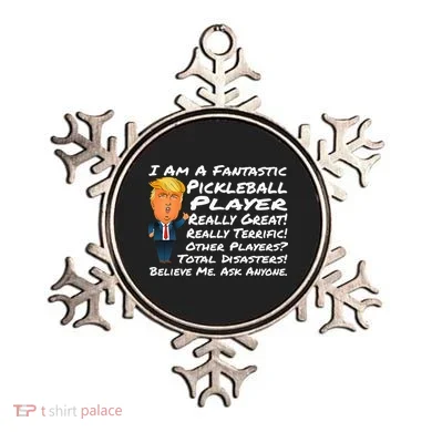 Trump Pickleball Design Ornament