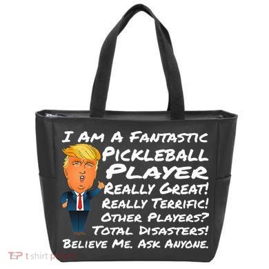 Trump Pickleball Design Tote Bag