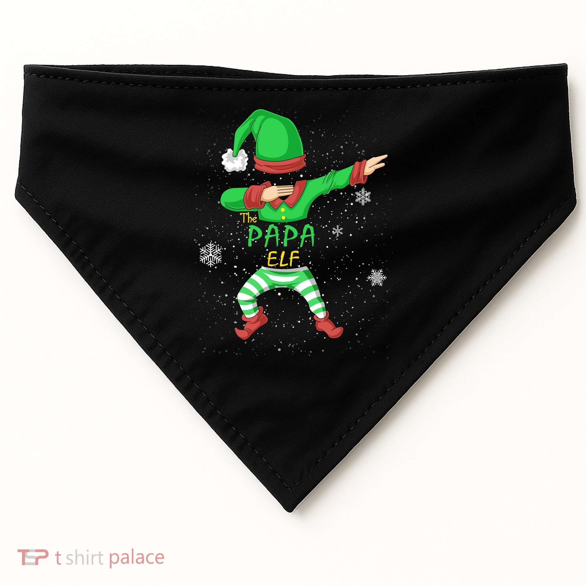The Papa Elf USA-Made Doggie Bandana