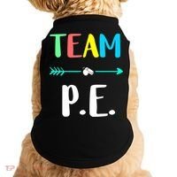 Team P E School Teacher PE Teacher Strong Physical Teacher Doggie Tank thumb 0