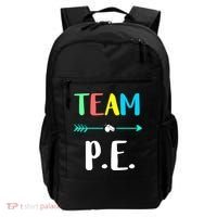 Team P E School Teacher PE Teacher Strong Physical Teacher Backpack thumb 0