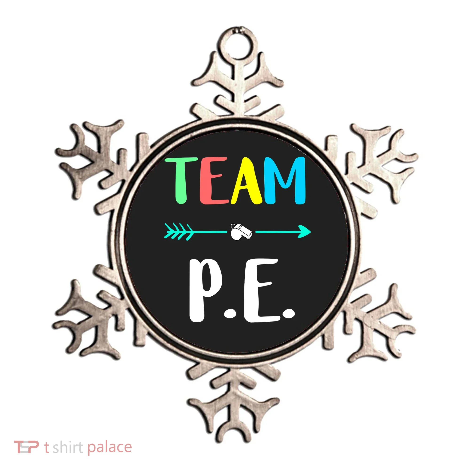Team P E School Teacher PE Teacher Strong Physical Teacher Ornament