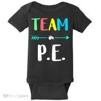 Team P E School Teacher PE Teacher Strong Physical Teacher Baby Bodysuit thumb 0