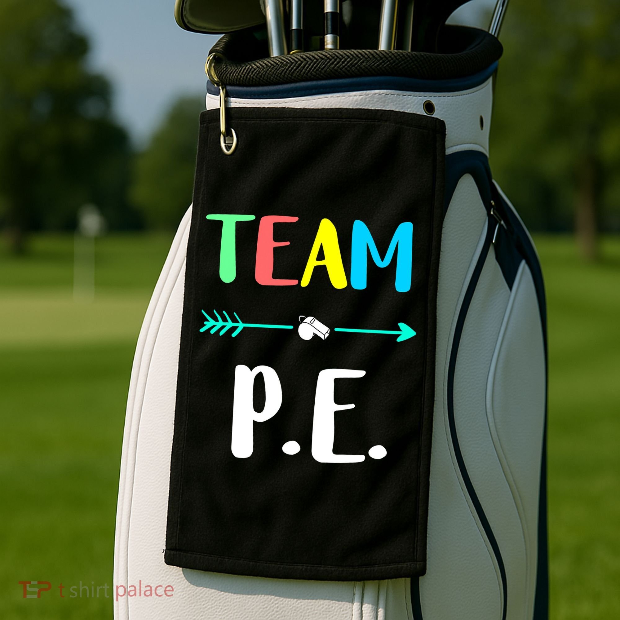 Team P E School Teacher PE Teacher Strong Physical Teacher Golf Towel