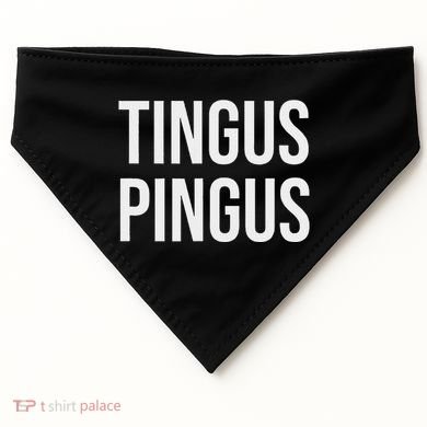 Tingus Pingus Fun Design USA-Made Doggie Bandana