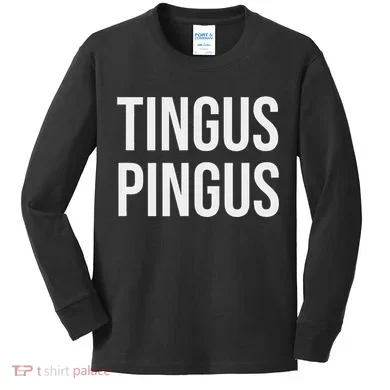 Tingus Pingus Fun Design Kids Long Sleeve Shirt