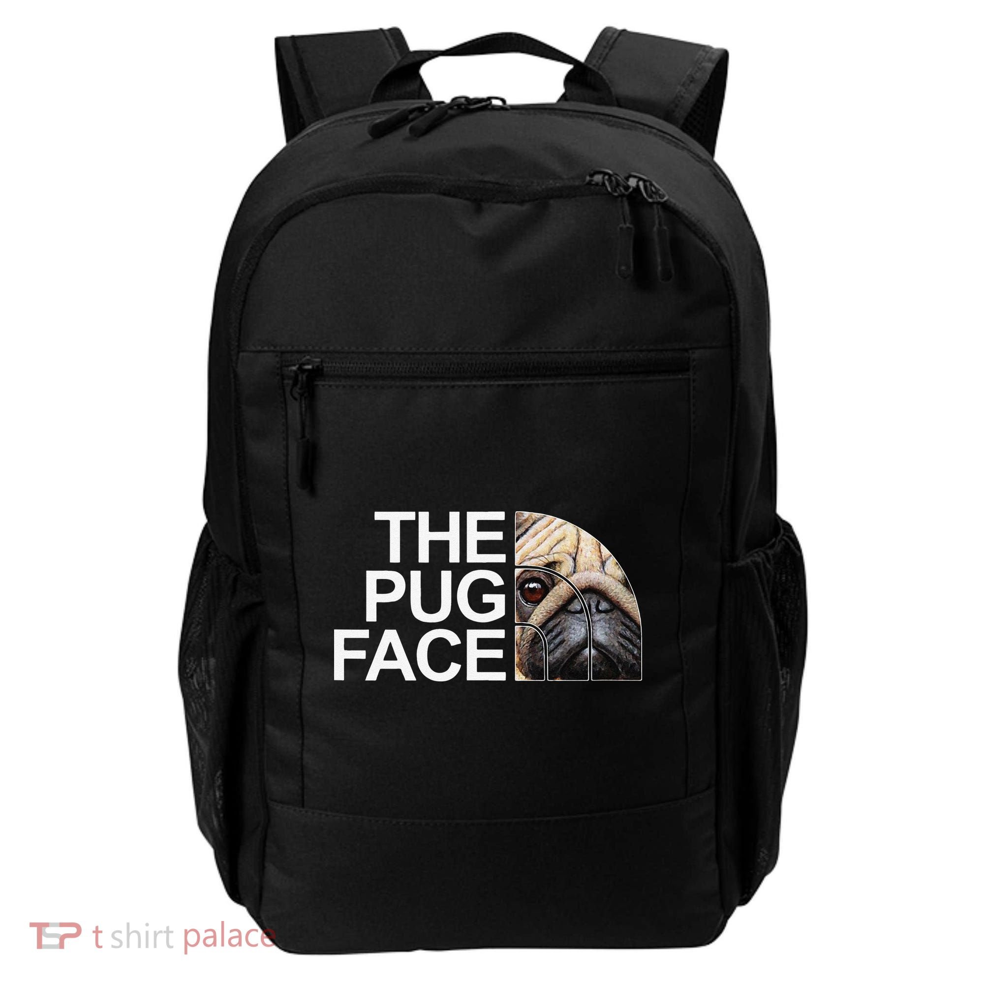The Pug Face Dog Funny Pug Backpack