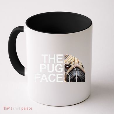The Pug Face Dog Funny Pug Coffee Mug