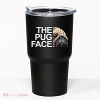 The Pug Face Dog Funny Pug Tumbler thumb 0
